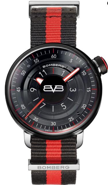 Bomberg BB-01 GENT BLACK & RED CT43H3PBA.01-2.9 Replica Watch